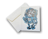 UNC Ram 6 Pack Cards/Envelopes Set